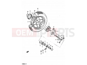 SUZUKI CS80C / CS80L D (1983) 44 - FRONT WHEEL