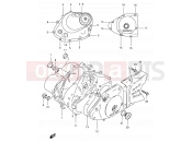 SUZUKI DF125E X (1999) 4 - CRANKCASE COVER