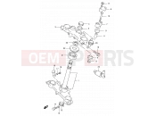 SUZUKI DF125E X (1999) 41 - STEERING STEM