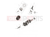 TRIUMPH Daytona 660 Crankshaft, Conrods & Pistons