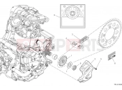 DUCATI Monster Plus Front sprocket & chain