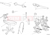 DUCATI Monster Plus Workshop service tools - frame