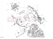 DUCATI Monster Plus Rear frame compartment