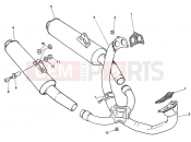DUCATI Superbike 888 US EXHAUST SYSTEM » EXHAUST SYSTEM