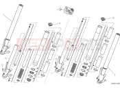 DUCATI 2025 Diavel V4 Front fork