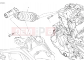 DUCATI 2025 Monster SP Rear shock absorber