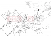DUCATI 2025 Monster Senna Right footrests
