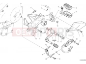 DUCATI Multistrada V4 S Left footrest & gear change lever