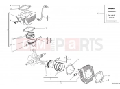 DUCATI 2025 Scrambler Nightshift Cylinders & pistons