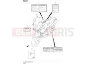 57 - LABEL (DL1000L2 E28) - Suzuki DL1000 L2 (2012) V-Strom (E03,E28,E33)
