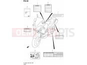 58 - LABEL (DL1000L2 E33) - Suzuki DL1000 L2 (2012) V-Strom (E03,E28,E33)