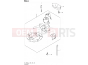 44 - LOCK SET (DL1000AL4 E33) - Suzuki DL1000A L4 (2014) V-Strom (E03,E28,E33)