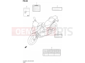 68 - LABEL (DL1000AL4 E03) - Suzuki DL1000A L4 (2014) V-Strom (E03,E28,E33)