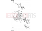 82 - REAR WHEEL - Suzuki DL1000A L4 (2014) V-Strom (E03,E28,E33)