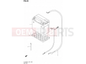25 - BATTERY - Suzuki DL1000A L4 (2014) V-Strom (E21)