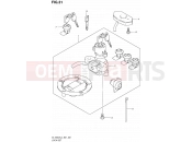 31 - LOCK SET (FOR PANNIR CASE) - Suzuki DL1000A L4 (2014) V-Strom (E21)