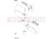 45 - HANDLE LEVER - Suzuki DL1000A L4 (2014) V-Strom (E21)