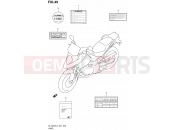 49 - LABEL - Suzuki DL1000A L4 (2014) V-Strom (E21)