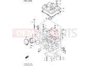 105A - CYLINDER HEAD (REAR) - Suzuki DL1000A L5 (2015) V-Strom (E21)