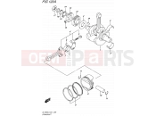 120A - CRANKSHAFT - Suzuki DL1000A L5 (2015) V-Strom (E21)