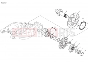DUCATI Multistrada V4 Pikes Peak Rear Wheel Spindle