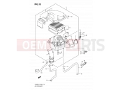 13 - AIR CLEANER - Suzuki DL650A K9 (2009) V-Strom (E02,E19,E24,E37)