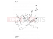 14 - MUFFLER - Suzuki DL650A K9 (2009) V-Strom (E02,E19,E24,E37)
