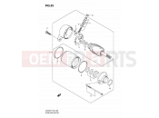 25 - STARTING MOTOR (MODEL K7/K8/K9 E02/E19/E24) - Suzuki DL650A K9 (2009) V-Strom (E02,E19,E24,E37)