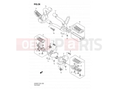 38 - FOOTREST - Suzuki DL650A K9 (2009) V-Strom (E02,E19,E24,E37)