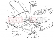 DUCATI Supersport 400 SS SWING ARM » SWING ARM