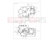 KAWASAKI W800 CAFE (EJ800CLF) 15 Crankcase Bolt Pattern