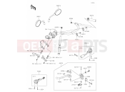 KAWASAKI W800 CAFE (EJ800CLF) 44 Handlebar