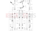 KAWASAKI W800 CAFE (EJ800CLF) 45 Front Fork