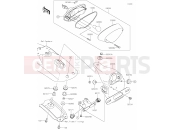 KAWASAKI W800 CAFE (EJ800CLF) 52 Taillight(s)