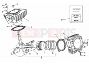 DUCATI Supersport 750 SS CYLINDER - PISTON » ENGINE CASE