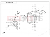 CFMOTO 2023 MOTORCYCLE 450 SR S (CF400-9F [EU5] ) MUFFLER - F02