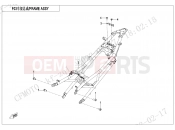 CFMOTO 2023 MOTORCYCLE 450 SR S (CF400-9F [EU5] ) FRAME-2 - F03-2