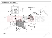 CFMOTO 2023 MOTORCYCLE 450 SR S (CF400-9F [EU5] ) COOLING SYSTEM - F18