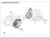 CFMOTO 2023 MOTORCYCLE 450 SR S (CF400-9F [EU5] ) LEFT@^ RIGHT SIDE COVER - E01-2
