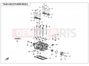 CFMOTO 2023 MOTORCYCLE 450 SR S (CF400-9F [EU5] ) CYLINDER HEAD(1) - E02-2