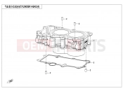 CFMOTO 2023 MOTORCYCLE 450 SR S (CF400-9F [EU5] ) CYLINDER HEAD(3) - E02-4