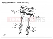 CFMOTO 2023 MOTORCYCLE 450 SR S (CF400-9F [EU5] ) CRANKSHAFT @^CONNECTING ROD(1) - E04-1