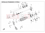 CFMOTO 2023 MOTORCYCLE 450 SR S (CF400-9F [EU5] ) TRANSMISSION SYSTEM(1) - E06-1