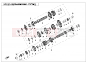 CFMOTO 2023 MOTORCYCLE 450 SR S (CF400-9F [EU5] ) TRANSMISSION SYSTEM(2) - E06-2