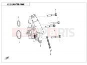 CFMOTO 2023 MOTORCYCLE 450 SR S (CF400-9F [EU5] ) WATER PUMP - E08