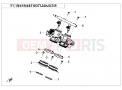CFMOTO 2023 MOTORCYCLE 450 SR S (CF400-9F [EU5] ) THROTTLE@^INJECTOR - E17