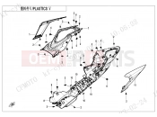 PLASTICS 5 - F04-5 - CFMOTO 450 SR S (CF400-9F [EU5] ) 2025