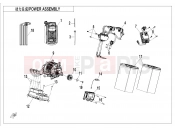 CFMOTO RAPIO NOVA (CF5000D [EU5] ) POWER ASSEMBLY - F43