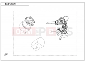 CFMOTO CFORCE 1000 (CF1000ATR) LOCK KIT - F01
