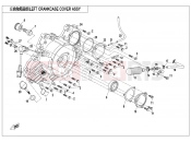 CFMOTO CFORCE 1000 (CF1000ATR) LEFT CRANKCASE COVER ASSY - E01-4-V1